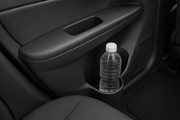 Door Side Car Storage Pocket with Cup Holder for Front and Rear Seat Use